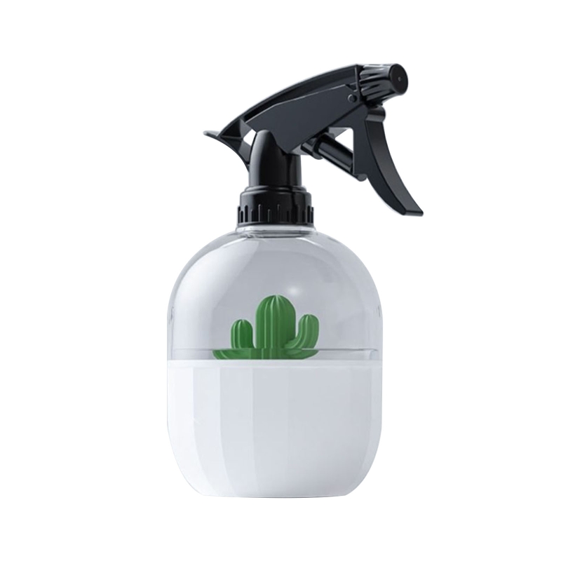 Bouteille de pulvérisation Cactus 500ml, Portable, brumisateur vide, buse de pulvérisation réglable pour pression manuelle, plantes domestiques: White