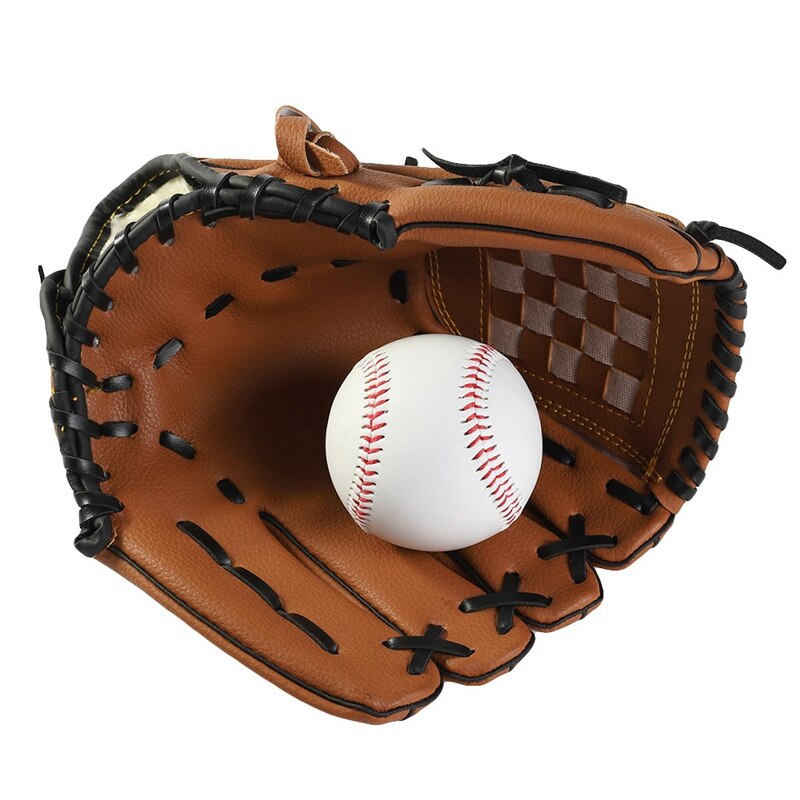 Guantes de béisbol para deportes al aire libre, equipo de práctica de Softball, tamaño 11,5 pulgadas, mano izquierda para adultos, hombre, mujer, tren para niños