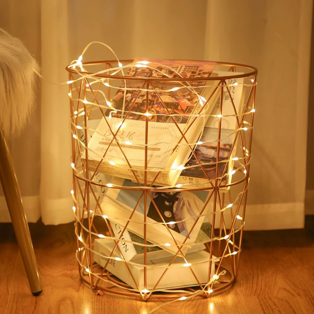 Guirnaldas de luces LED con alimentación USB, guirnalda navideña para Año , boda, , árbol, jardín, terraza, decoración de pared