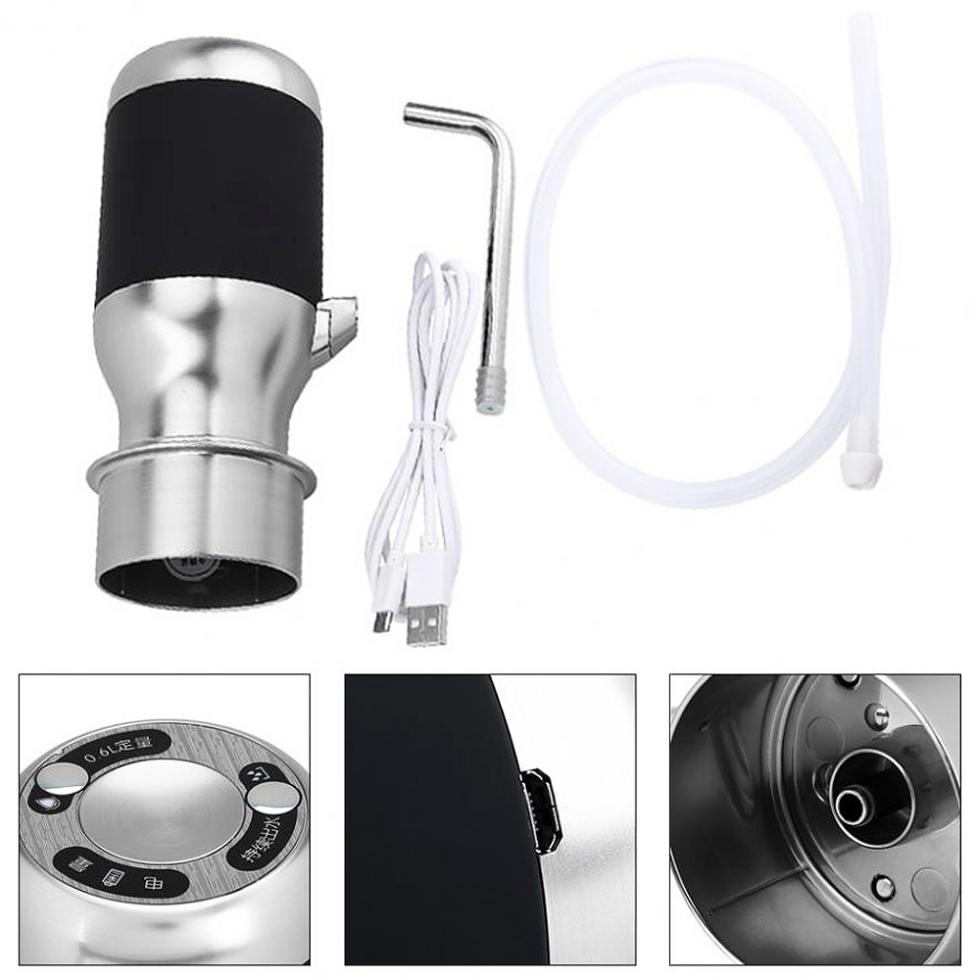 Mini Double Mode Portable Touch-tone Wireless Rechargeable Electric Water Pump Intelligent Pump for 5L - 18.9L Barrelled Water