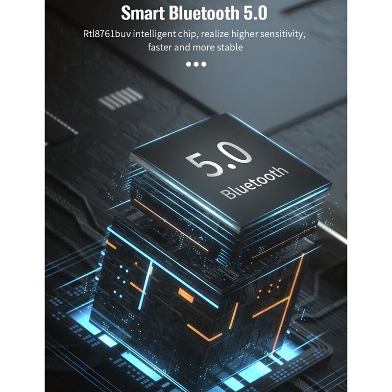 USB Dongle Bluetooth 5.0 20M Mouse Keyboard Receiver PC Laptop Audio Receiver