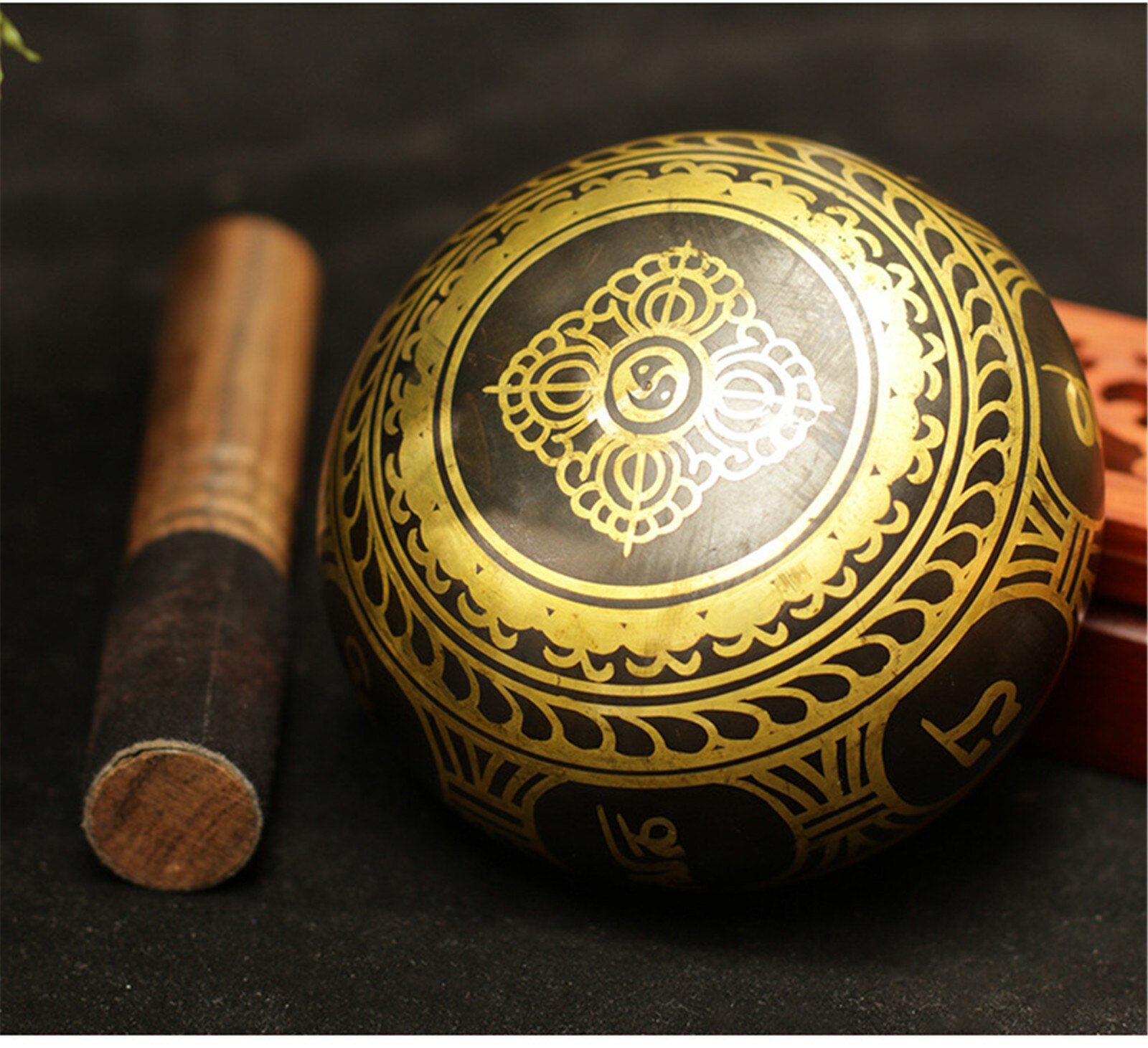 Handmade Tibet Buddha sound bowlBowl Tibetan Singing Bowl Singing Bowl Set Handicraft music therapy Tibetan Singing Bowl