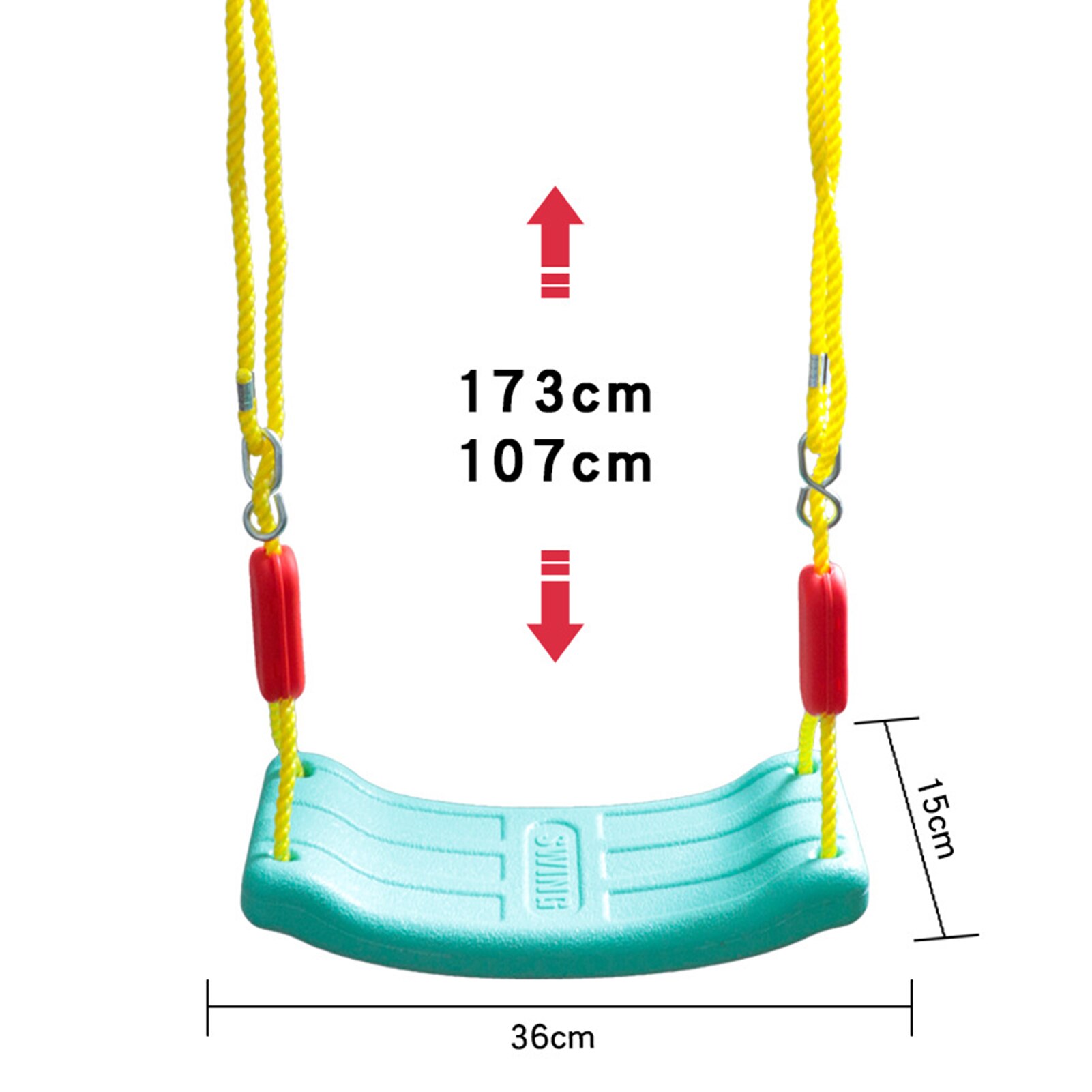 Kids Outdoor Indoor Tuin Plastic Schommel Speelgoed Voor Kids Accessoires Met Verstelbare Touw Speelgoed Voor Kinderen Grappige Sport