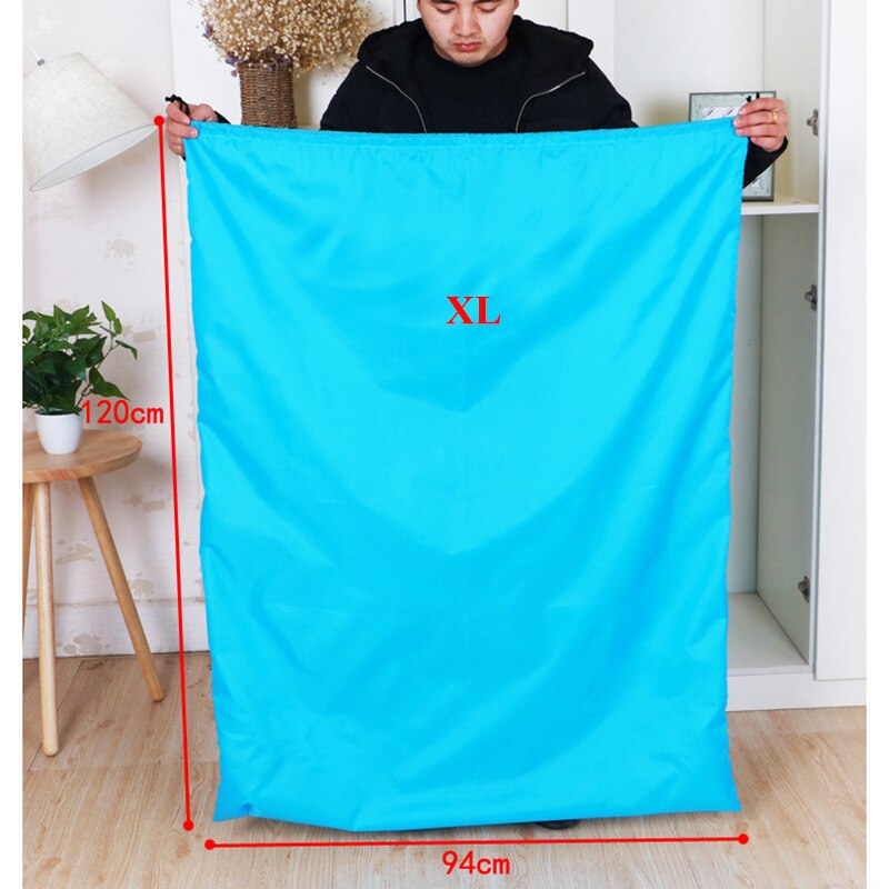 Heavy Duty Große Wäsche Taschen Kordelzug Reise Veranstalter Tasche Camp Hause College Wohnheim Reißfest Schmutzige Tuch Große Lagerung Taschen
