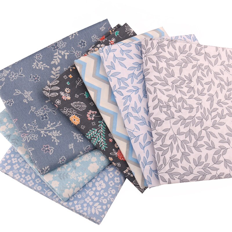 Nanchuang 7 stks/partij Bloemen Katoenen Stof Patchwork Textiel Voor DIY Handgemaakte Naaien Quilten Baby Kinderen Materialen 20x25cm