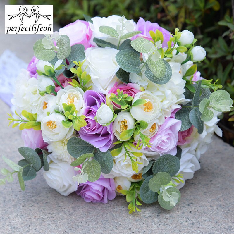 perfectlifeoh Wedding Decoration Wedding Bouquet Bridal Bouquet for Wedding Bouquet