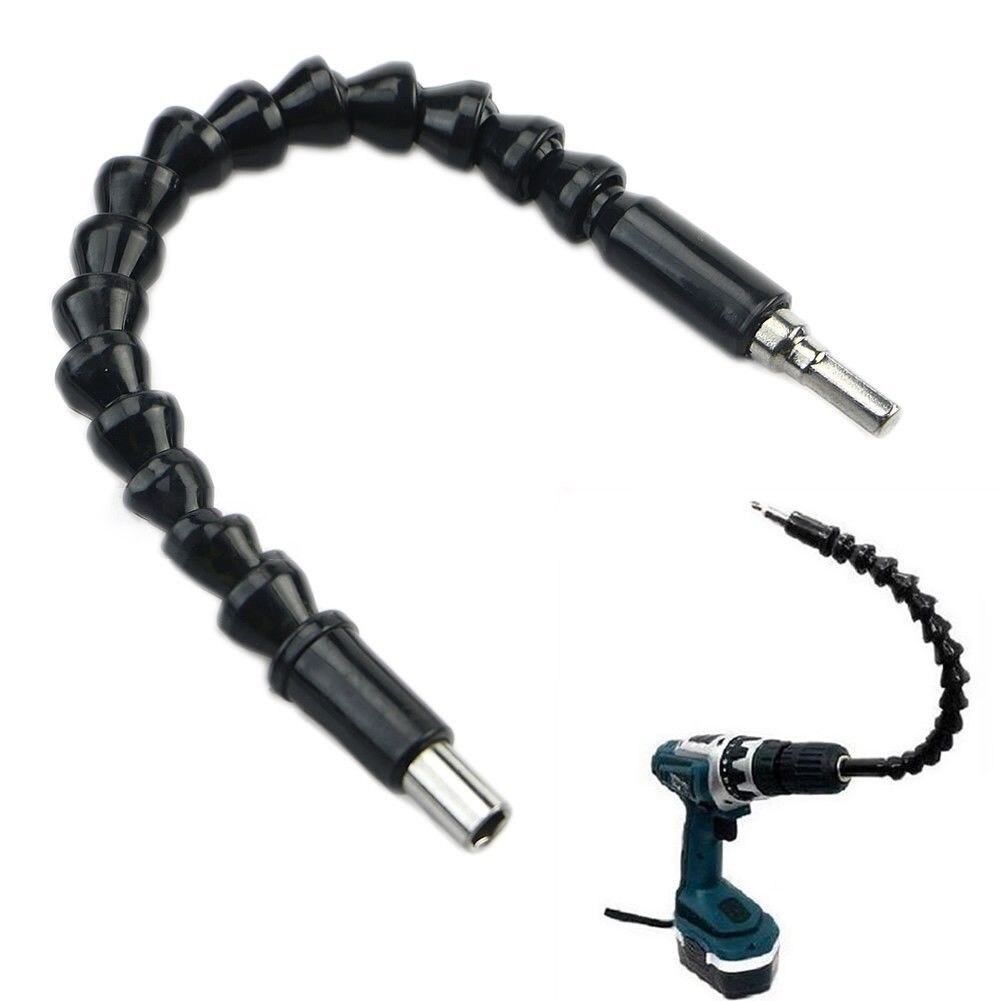 295mm Flexible Shaft Extension Screwdriver Drill Impact Driver Ratchet Screw Driver Extend Rod Electronic Connect Link Drill