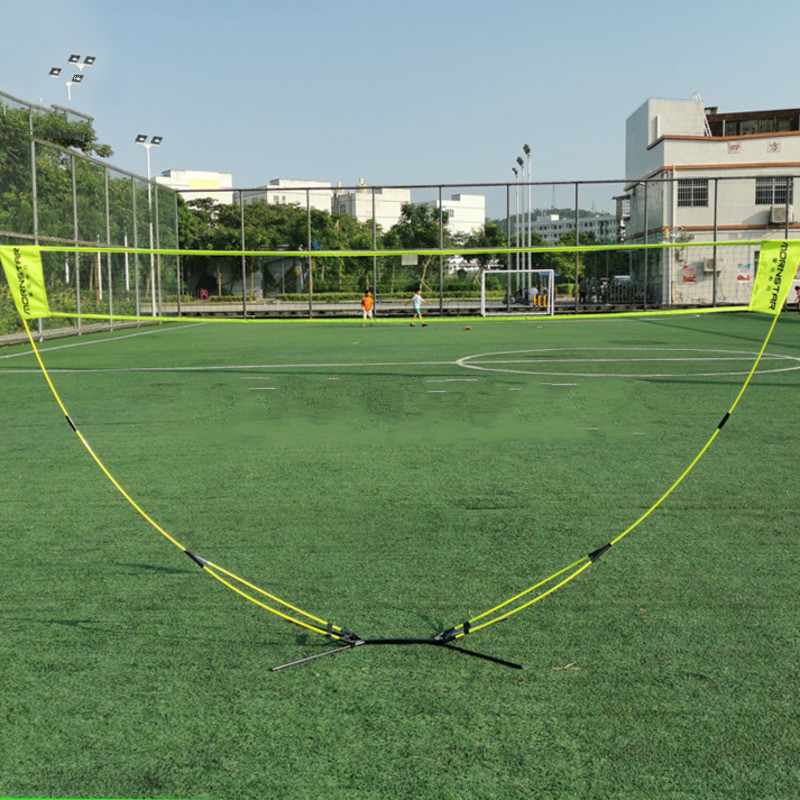 Rede profissional de badminton para treinamento, portátil, 3 m, rede de treinamento de tênis ao ar livre, rede quadrada de malha para treinamento de vôlei