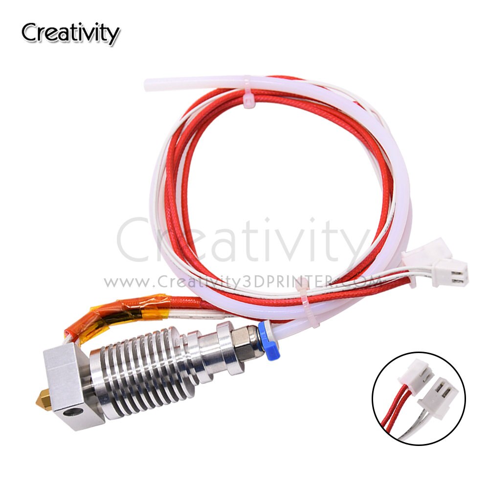 3D CR-10V2 24V Hotend Assembled Extruder Aluminum Alloy Hotend Replacement Parts Set for Creality 3D CR10-V2/V3 Printer