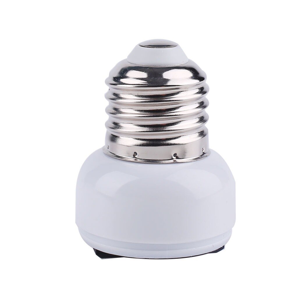 E27 Lamp Socket Light Holder US/EU Plug White Converter Screw Bulb Converter Lamp Base Connector Lighting Fixture Accessories