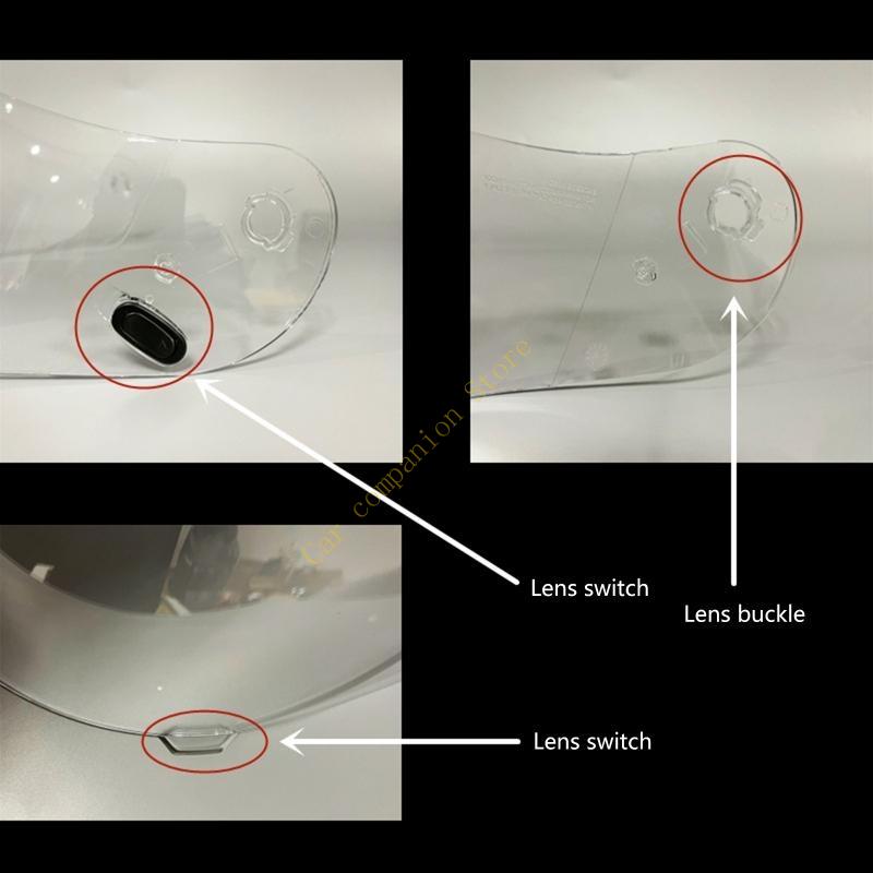 Motorcycle Helmet Visor for HJC CL-16 CL-17 CS-15 Anti-UV Dust-proof Helmet Lens 11UD