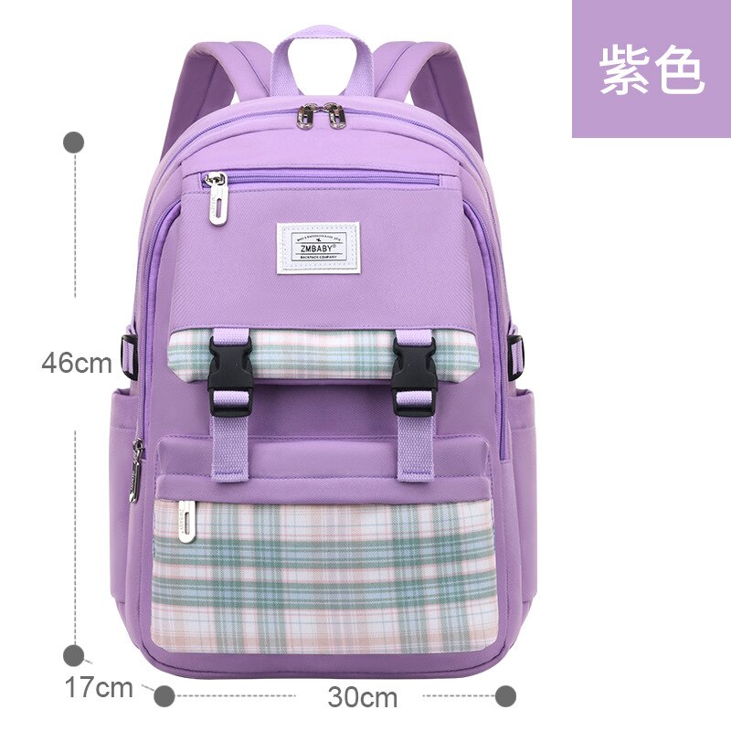 Schule Taschen Für Teenager Mädchen Wasserdichte große schul freundlicher Rucksack Buch tasche freundlicher Schule Rucksack jugendliche mochila: purple1