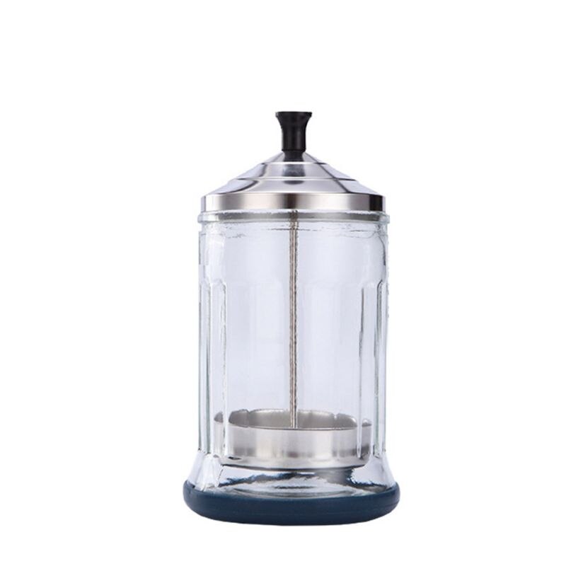 Disinfection Jar Container Sterilizer Cup Large Capacity Disinfecting Bottle for Salon Barber Hair Manicure Tools S/L: S