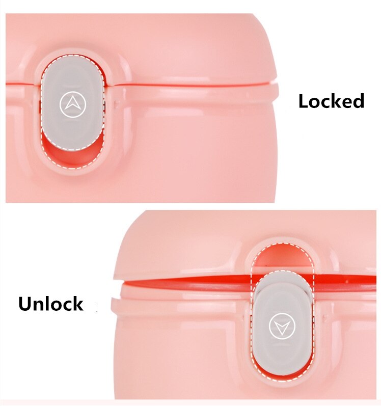Baby Formula Milk Storage Infants Portable Milk Powder Formula Dispenser Food Container Storage Feeding Box for Kids Food PP Box