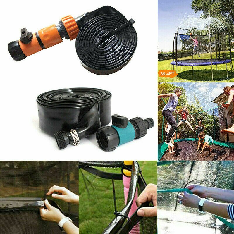 8/12/15/20m sommer vand sprinkler trampolin sprinkler udendørs have vandspil legetøj sprøjte baggård vandland tilbehør
