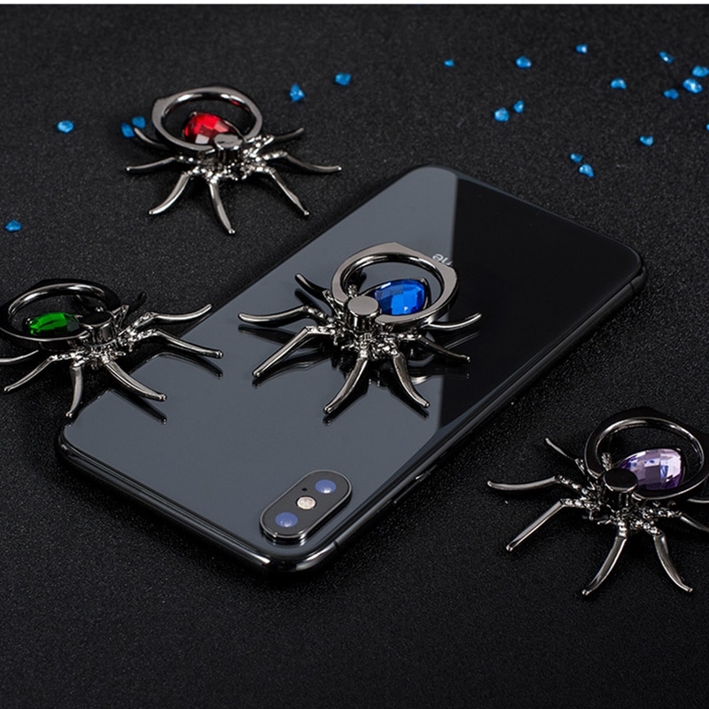 Suporte de dedo para celular, suporte de metal para celular com rotação 360 para samsung s10 e iphone x, 1 peça acessórios do telefone