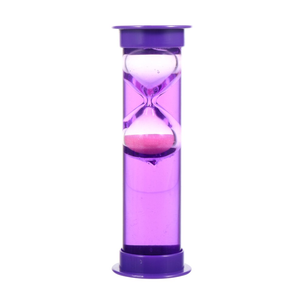 Hourglass Sand Glass Timer Artware Household Decorative Hourglass: Purple