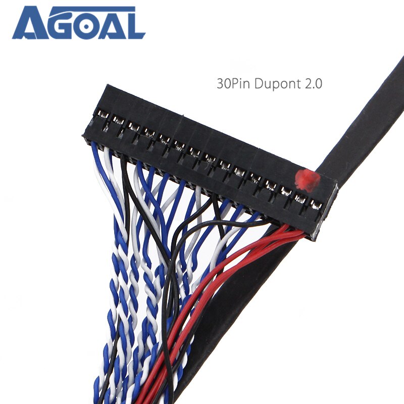 FFC LVDS Cable 2 ch 8-bit 51 pins 51pin dual 8 cable flexible flat cable For LED panel V400HJ6-PE1 550mm Universal LCD Controlle