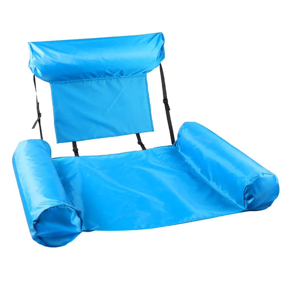Pvc Zomer Opblaasbare Opvouwbare Drijvende Rij Zwembad Water Hangmat Air Matrassen Bed Strand Water Sport Lounger Stoel