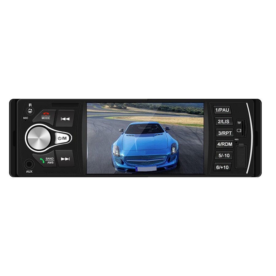 1 Din Autoradio Usb MP5 Speler 4.1 ''Hd Auto Stereo In Out Fm/Aux Bluetooth