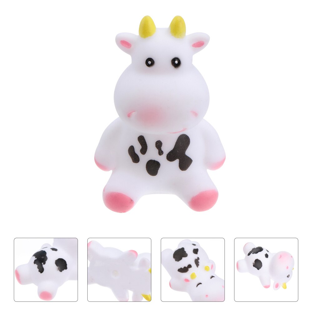 Muñeco de vaca para baño de bebé, juguete de ducha para bañera, baño de bebé, 5 uds.: Default Title