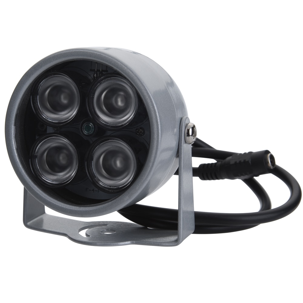 Hamrolte-luz de relleno potente, lámpara IR de hasta 20M de distancia IR para cámara CCTV, sistema de seguridad de cámara IP, 4 unidades