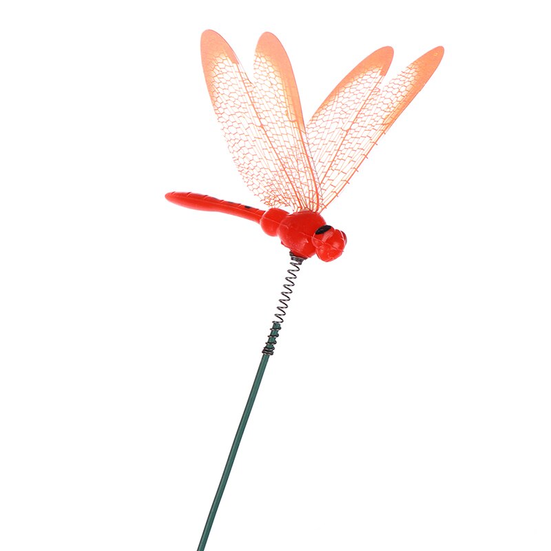 5 kpl/erä kukkakoristelu satunnainen puutarha 30cm keinotekoinen sudenkorento puutarhan nurmikko koristeltu