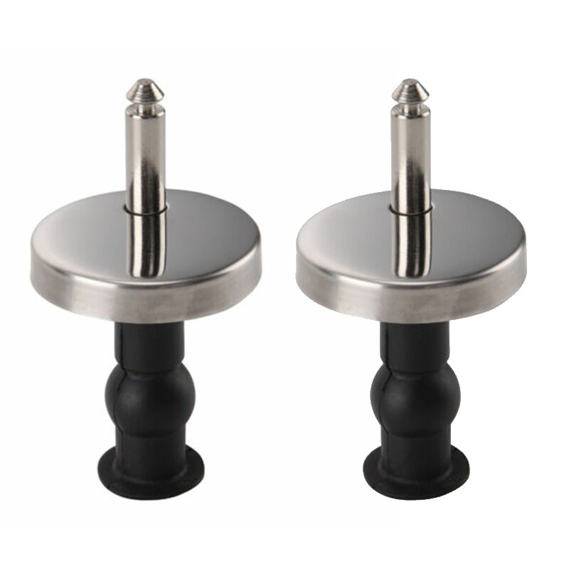 1Pair Of WC Bathroom Toilet Seat Hinge Fittings Quick Release Hinges: Default Title
