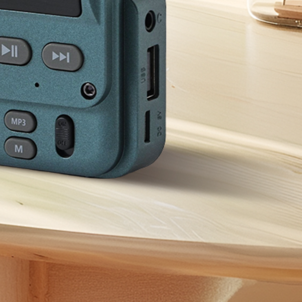87,5-108 Radio FM portátil grabadora de Radio Digital recargable con pantalla LED BT 5,4 altavoz de Radio para personas mayores