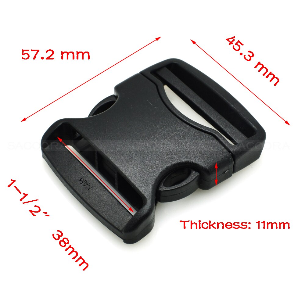 20mm 25mm 32mm 38mm 50mm Gurtband Lösen Schnalle für Outdoor Sport Taschen Studenten Taschen Gepäck reise schnalle zubehör: 1pcs / WebbingSize38mm