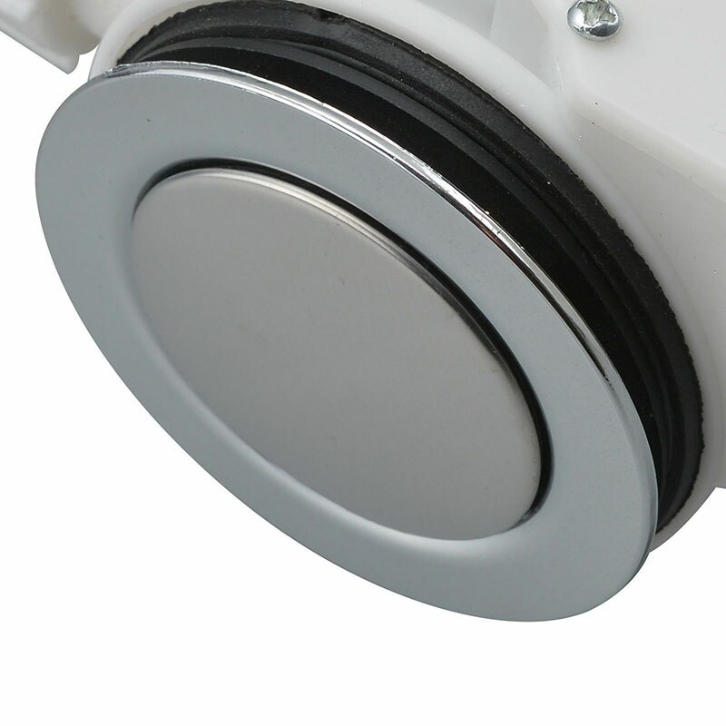 Dolt badavlopp pop-up plugg plast vrid krom handtag up plug badkar vatten dolt plaströr sil