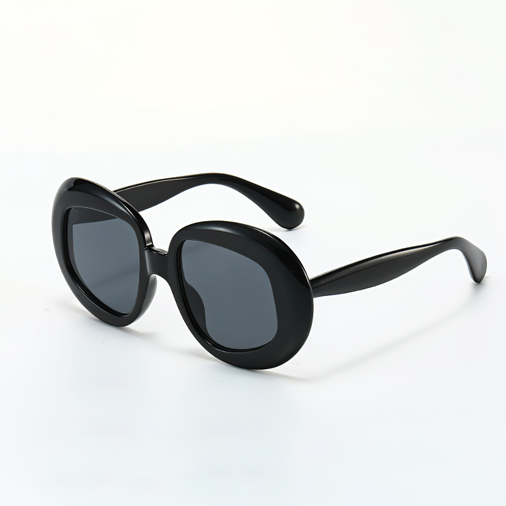 Solbriller til mænd og kvinder trendy solbriller goggles mand mærke cirkulære briller solbriller dame briller solbriller: Hvid