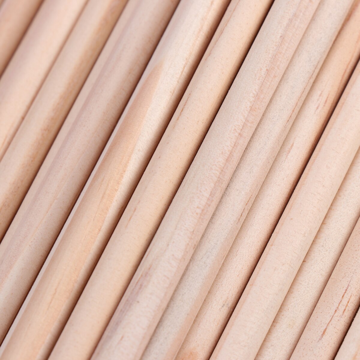 100pcs 30x0.6cm Wooden Pine Sticks Durable Wooden Dowel for DIY Building Model Woodworking