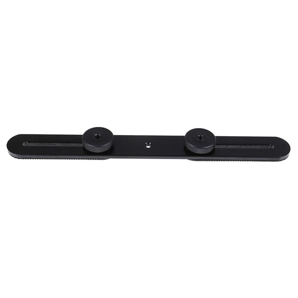 Universele Dual Flash Bracket Houder Voor 1/4 Schroef Studio Statief Light Stand Camera Knippert Accessoires