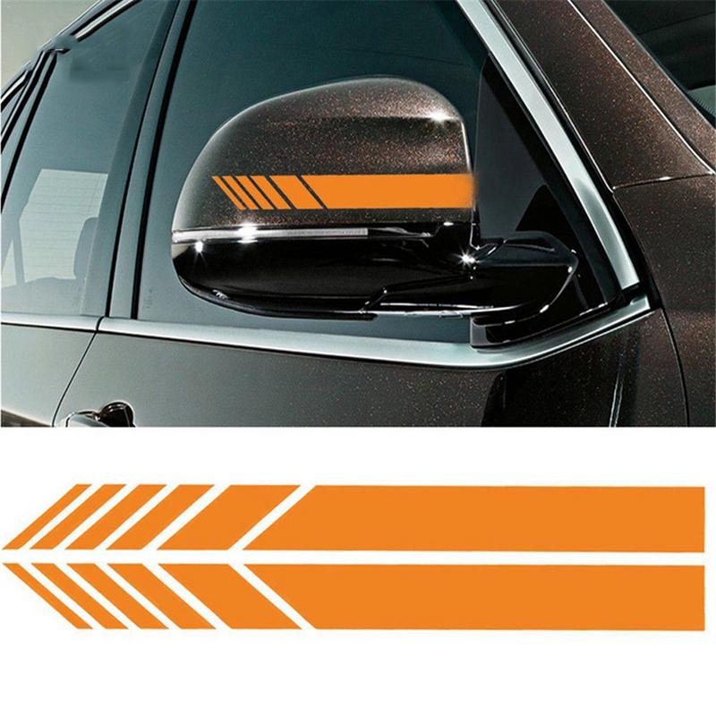 2 Stuks Auto Auto Suv Vinyl Grafische Carrosserie Sticker Side Decal Streep Diy Decals