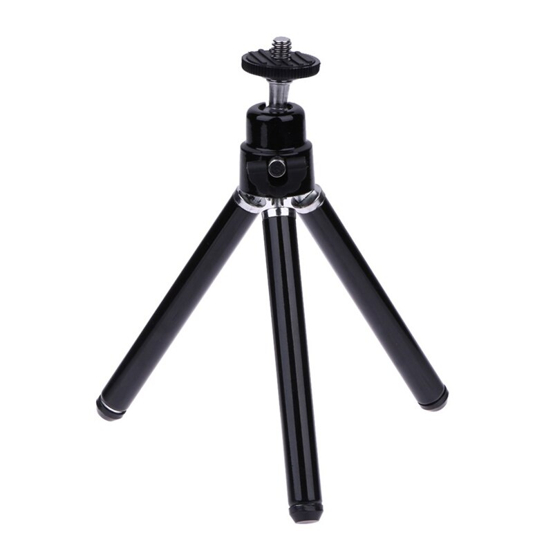 Mini Stativ Tragbare Mini flexibel Stativ Erweiterbar Stehen Für DSLR SLR Kamera praktisch Kamera Fotografie Stativ Schreibtisch: Schwarz