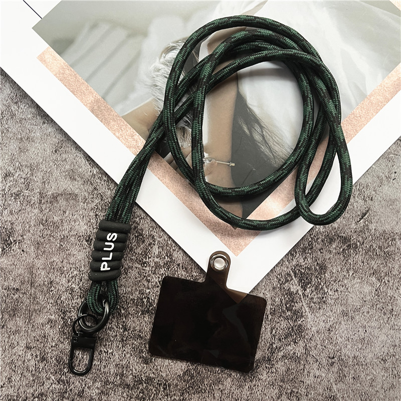 Cordón para teléfono, correa para el cuello, llavero, cordones de Color, soporte para tarjeta de identificación, llavero de Metal, llavero para llaves, actualización de accesorios móviles: Blanco