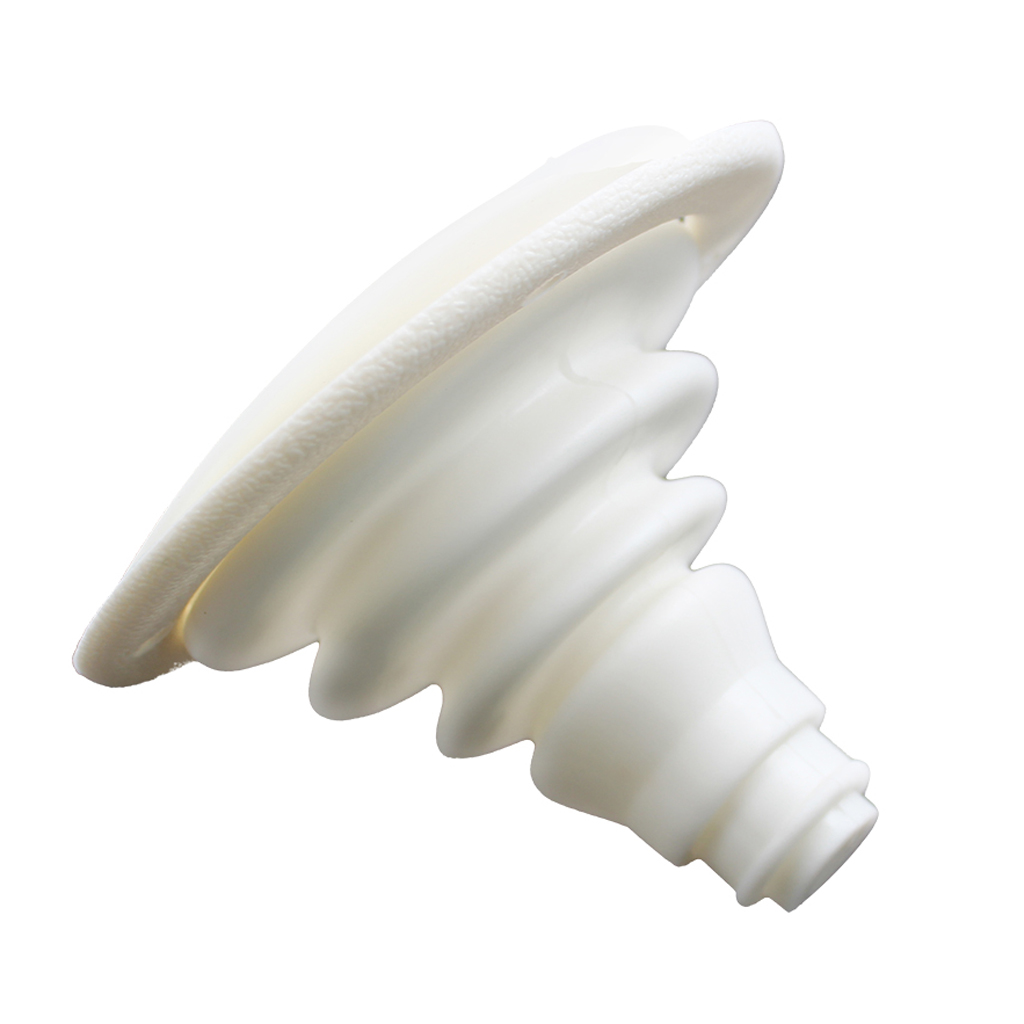 AB Tools Witte Nylon Kabelvingerhoed – Geschikt Voor 10 Mm Touw, Roestvrij, Sterk En Vriendelijk Voor Beslag