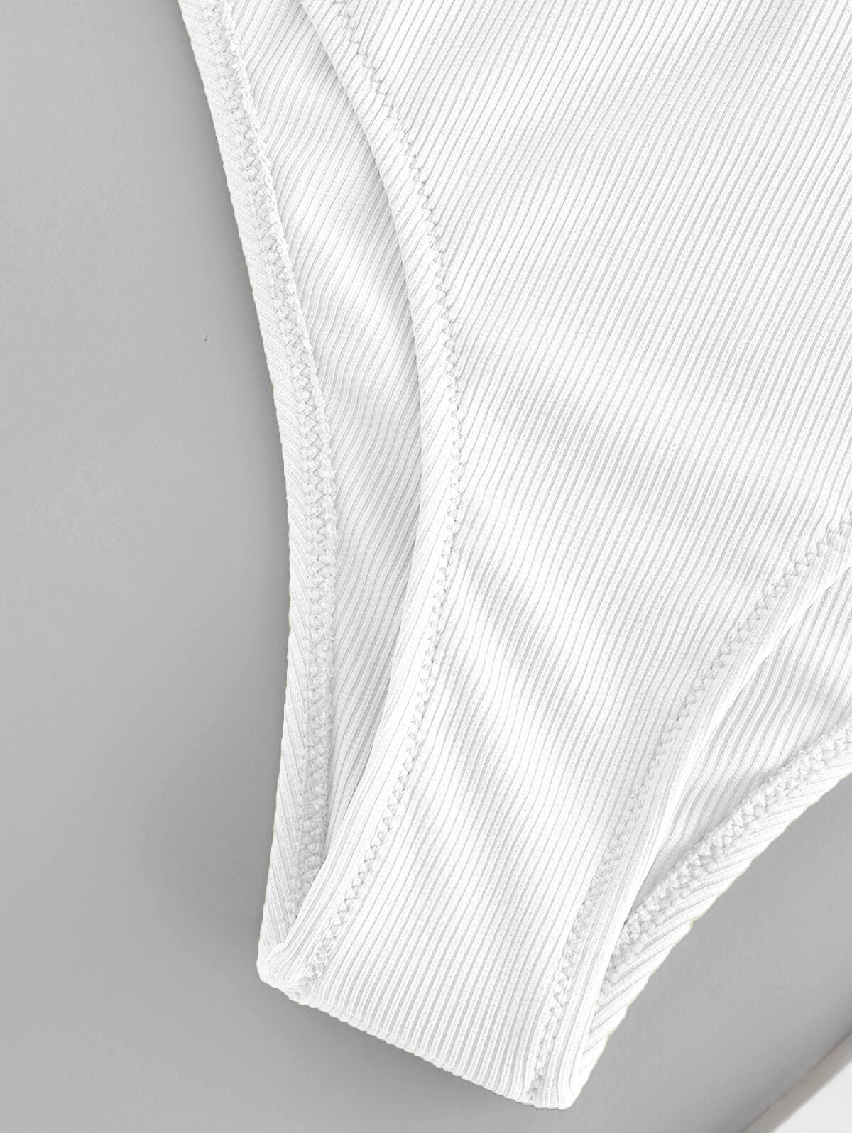 ZAFUL – maillot de bain brésilien pour femmes, culotte de plage, Sexy, rainuré, taille basse, couleur unie, pour l&#39;été