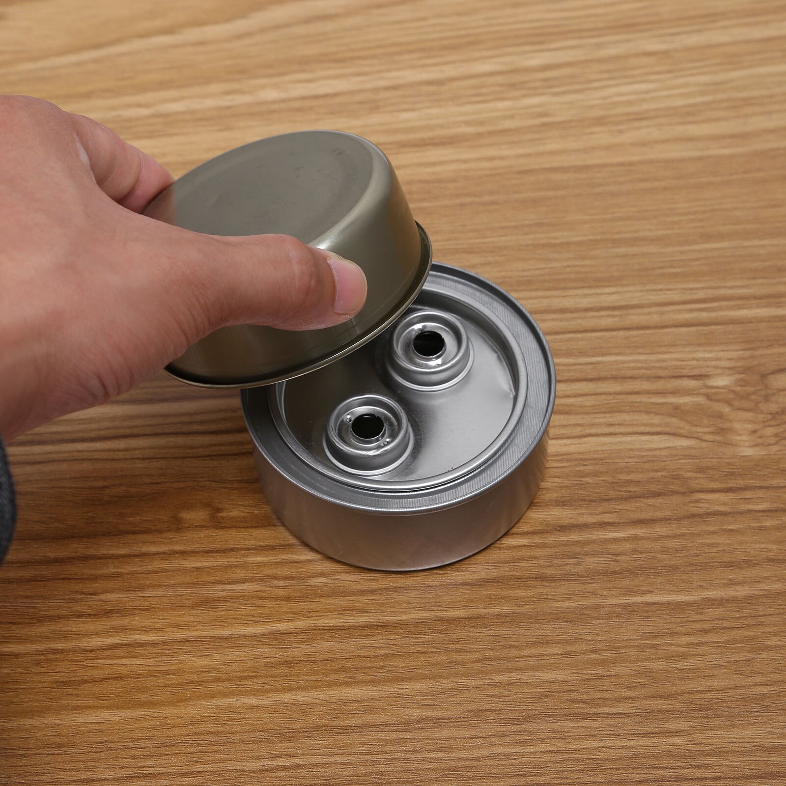 6 Round Metal Burner Cover Caps Fire Extinguishing Lids Outdoor Picnic Stove Fire Extinguishing Lid Stainless Iron Fire Cover