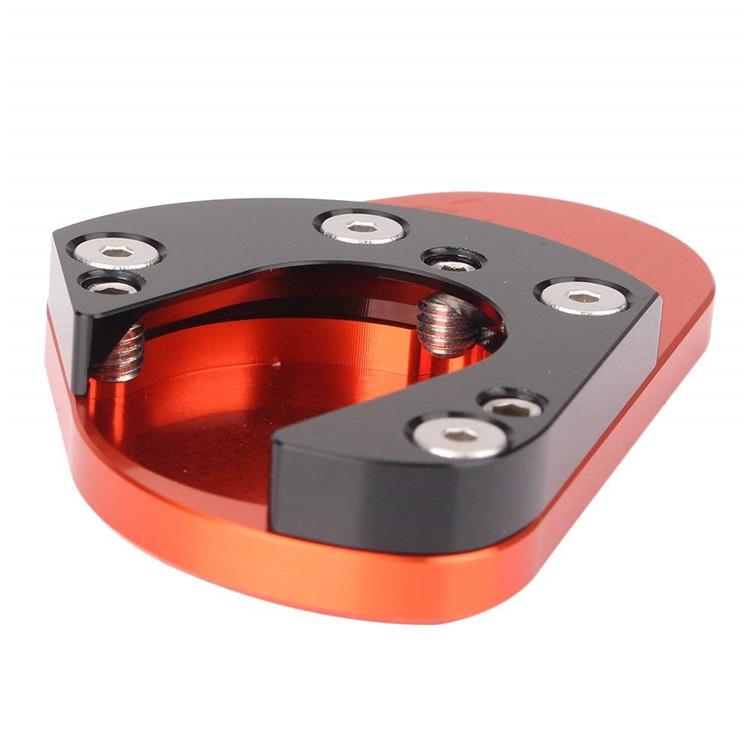 Motocicleta forte suporte lateral para ktm duke125/200/390 rc125/200/390 690 moto kickstand suporte lateral placa de extensão