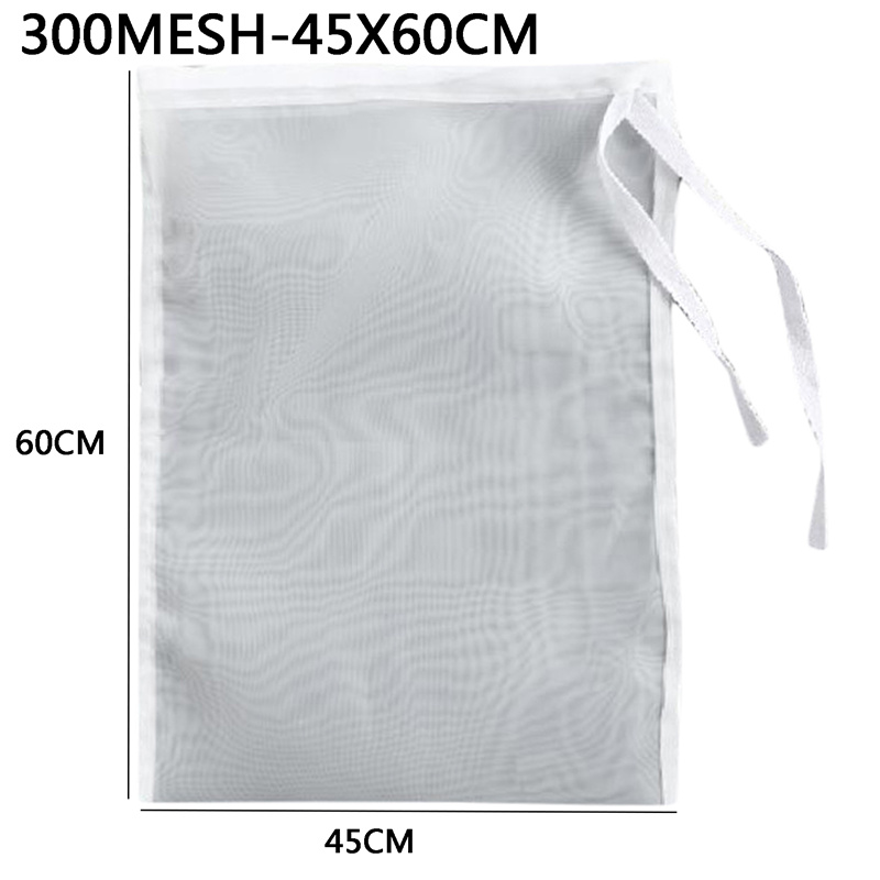Bolsas de filtro de nailon, colador de leche vegetal, colador de drenaje, filtro de té, bolsa de red, utensilios de cocina para el hogar, comida, queso, tela, tamiz de miel: Marfíl