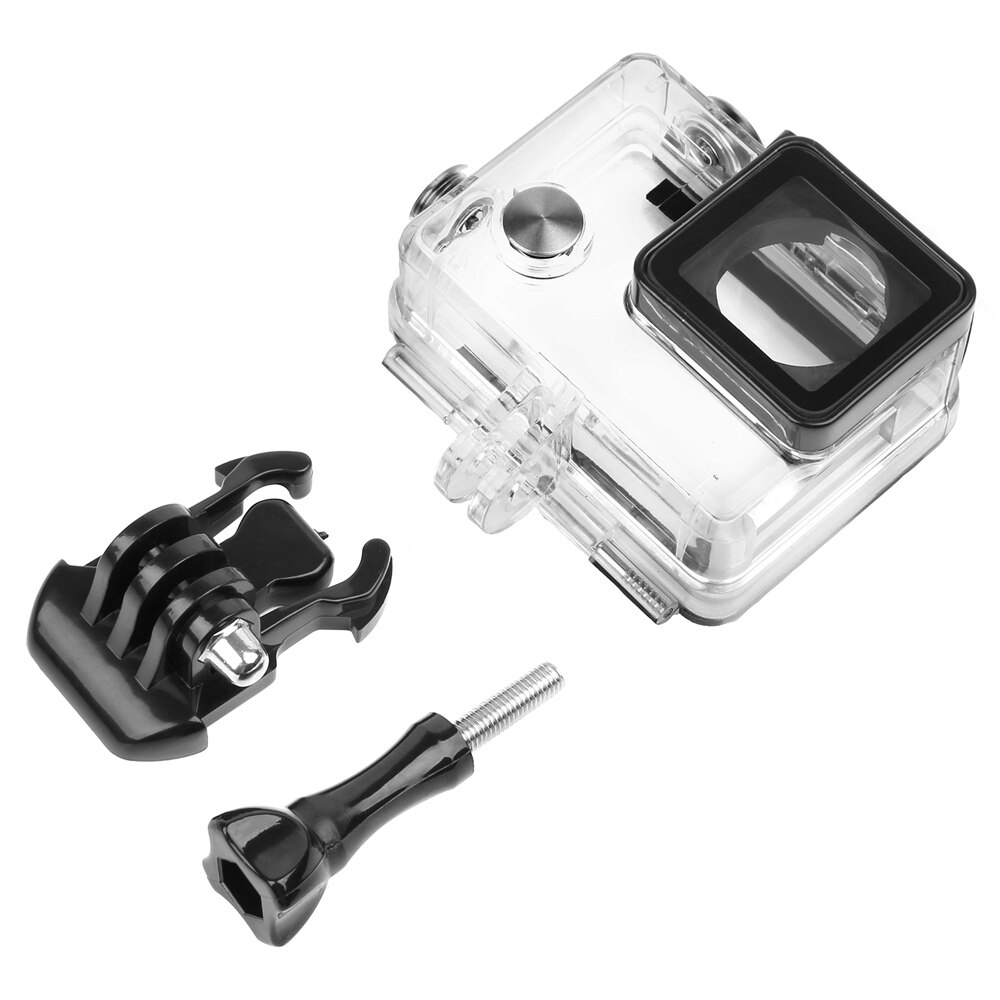 Til gopro vandtæt hus taske til gopro hero 4 hero 3+ hero 3 undervands beskyttelsesboks tilbehør: Sæt