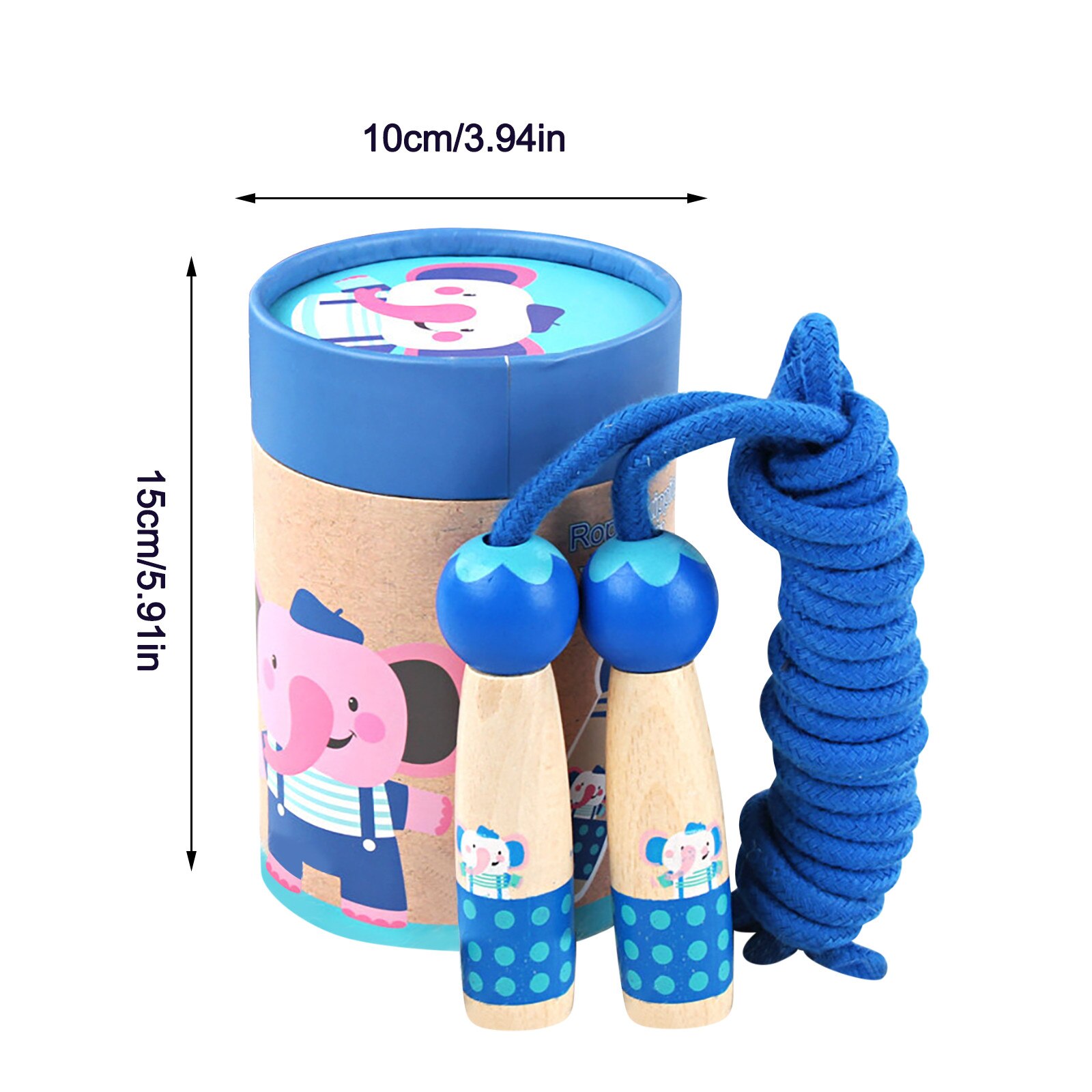 Springen Seil Holz Griff Sport Bodybuilding überspringen freundlicher Einstellbar Baumwolle Seil Spielzeug Sicher freundlicher Sport Spielzeug Детские Игрушки