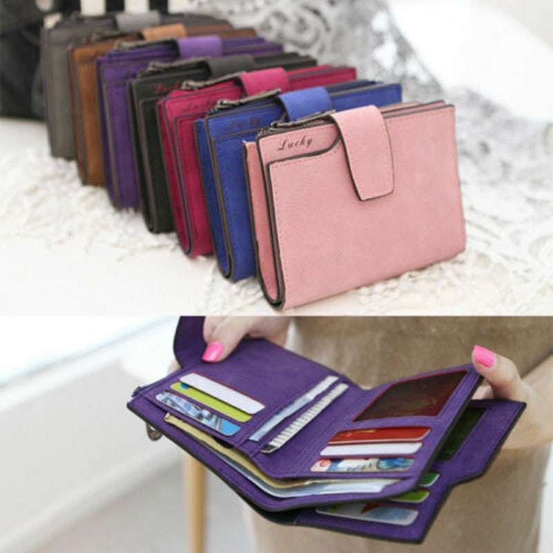 Brand Stylish Women Girls Leather Wallet Card Holder Coin Purse Clutch Small Handbag