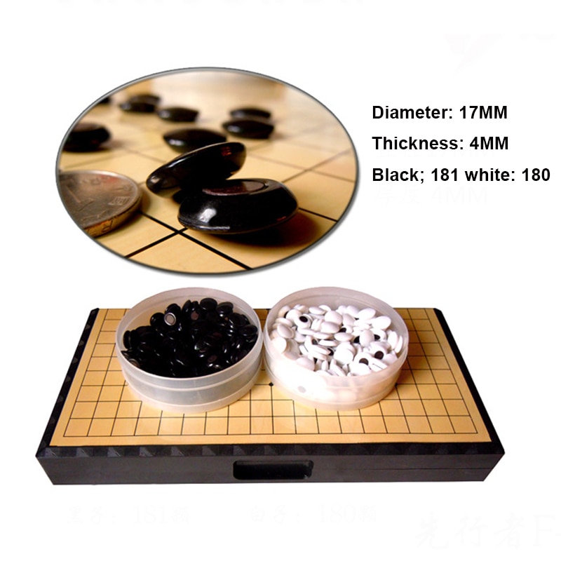 Go Set Large Go Game Teaching Children Adult Go Gobang Set Travel Game Chess Board Set