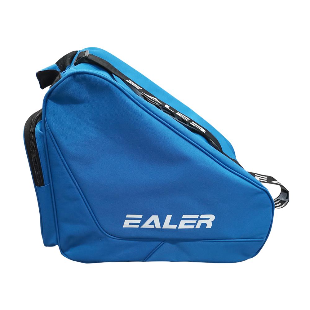 Hockey hielo y en línea bolsa para monopatín-Bolsa de superior para llevar patines de hielo, patines de ruedas, patines en línea para niños y adultos: Azul