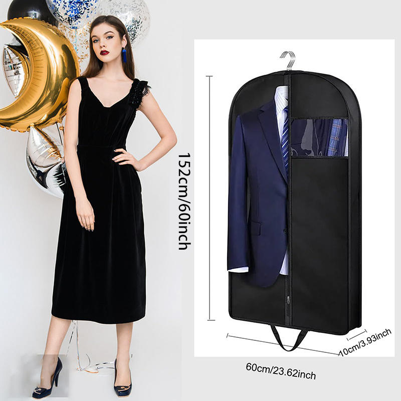 Housse de transport pour vêtements de voyage portables, protection anti-poussière, sacs de rangement pour vêtements, manteaux, robes de smoking