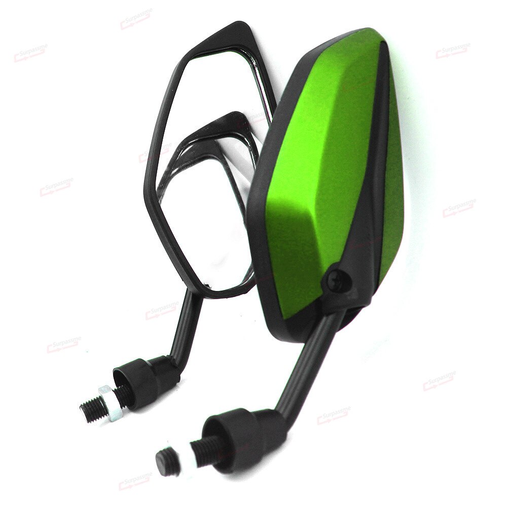 For Kawasaki Versys 650 Versys 1000 Z750 Z800 Z900 Universal Motorcycle Mirror Rearview Mirror Motorbike Side Mirror Accessories: green