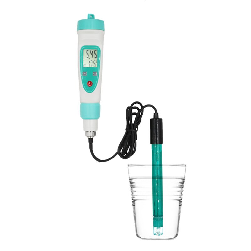 Digital PH Meter Ph-20/ph-220/ph-20w/ph-220w Ph Tester Portable 0-14 PH Pen Type Precision Instrument With 3 Pcs Ph Buffer Power: ph220w